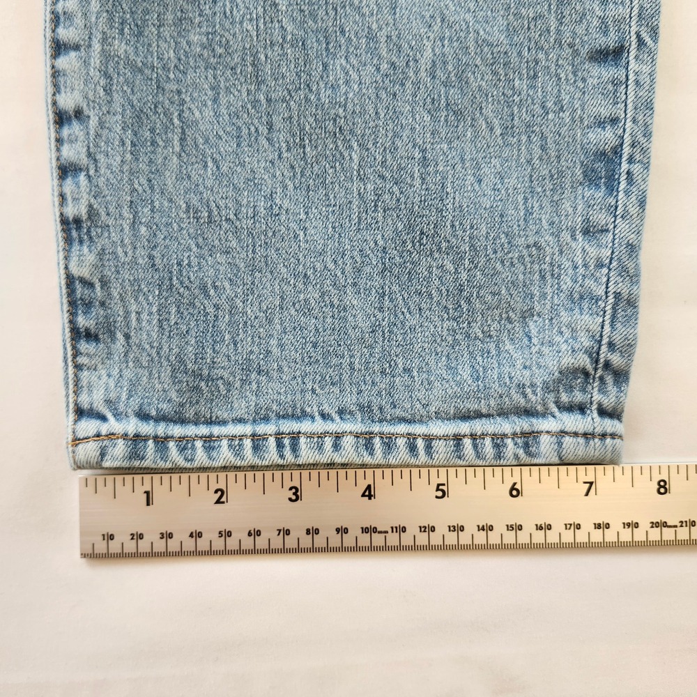 J.Crew Relaxed Boyfriend Jeans Womens 29 Light Wash Distressed High Rise Denim - Picture 8 of 9